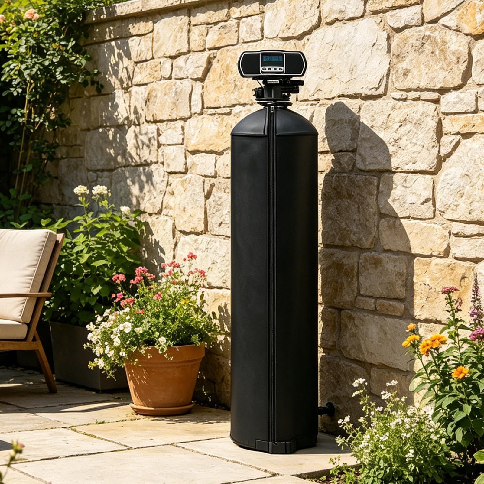 Osłona Zmiękczacza Wody Zamek Błyskawiczny, Pyłoszczelny, Wiatroszczelny | ochronny do zmiękczacza wody Na Zewnątrz Podwórko Patio Taras Piwnica Ganek Balkon Dziedziniec