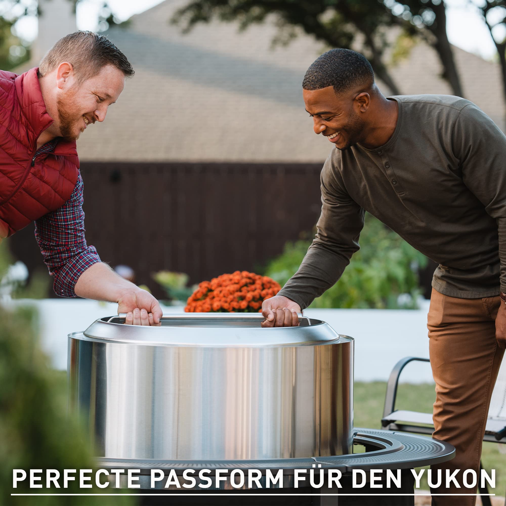 Solo Stove Surround Feuerstellentisch mit Hitzeschutz, Groß | Erhöhung und Aufbewahrung für Yukon, Pulverbeschichteter Stahl/UV-beständiges Material, Maße (HxB): 52 x 133,5 cm, Schwarz