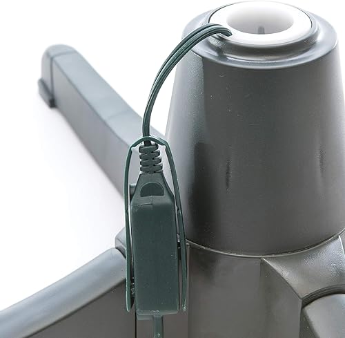 Miniatura 3 de Vickerman 24" Electric Rotating Christmas Tree Stand - Seasonal Indoor Decor - Convenient On/Off Step Switch - 360-degree Revolution