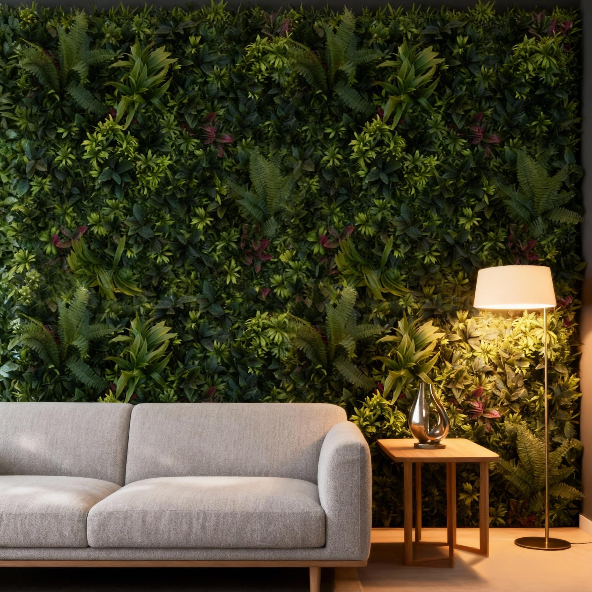 Amazon｜ULAND ウォールグリーン 1mx1m 壁面緑化 フェイクグリーン