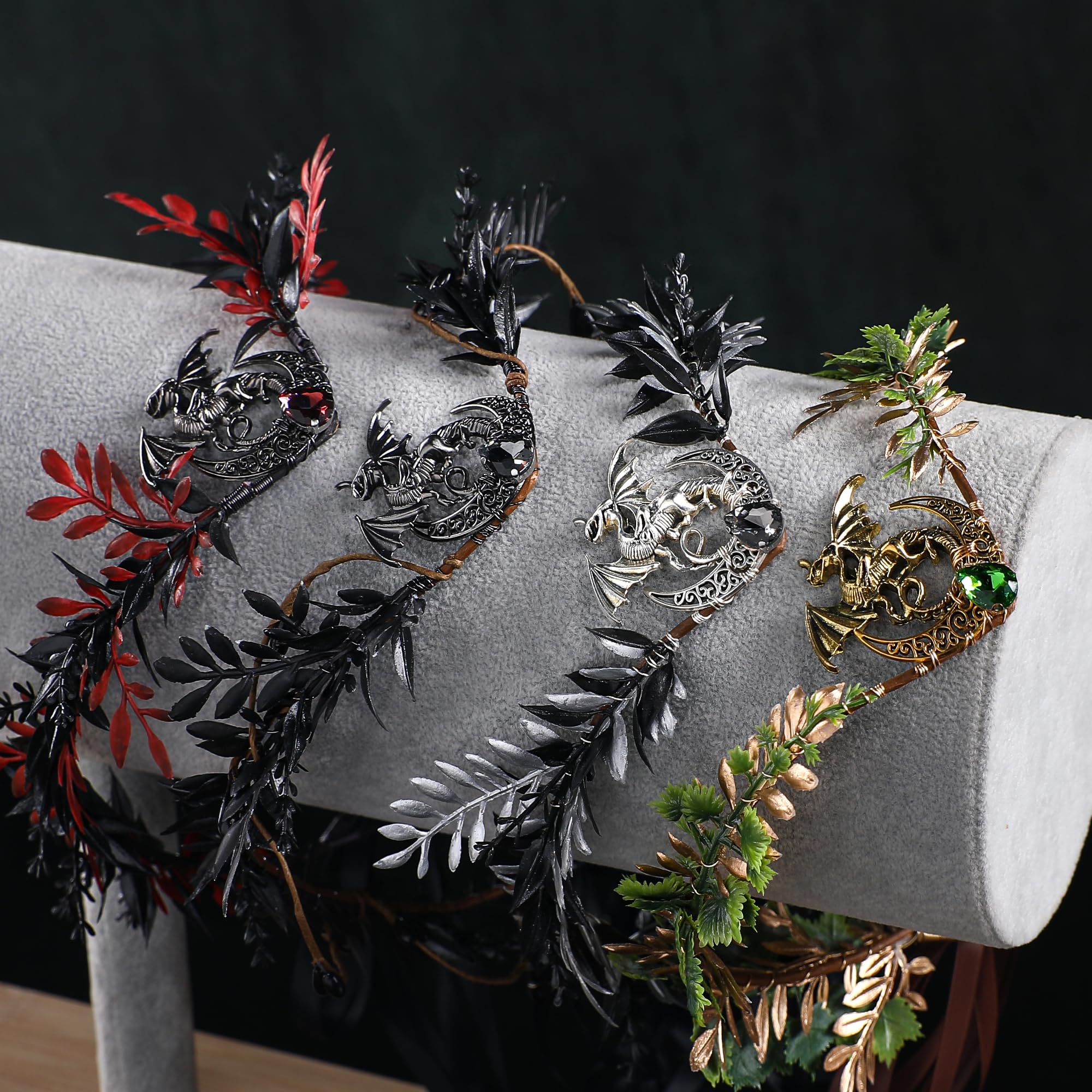 Amazon.com: RENEMEGO Renaissance Bronze Elf Fairy Crown 