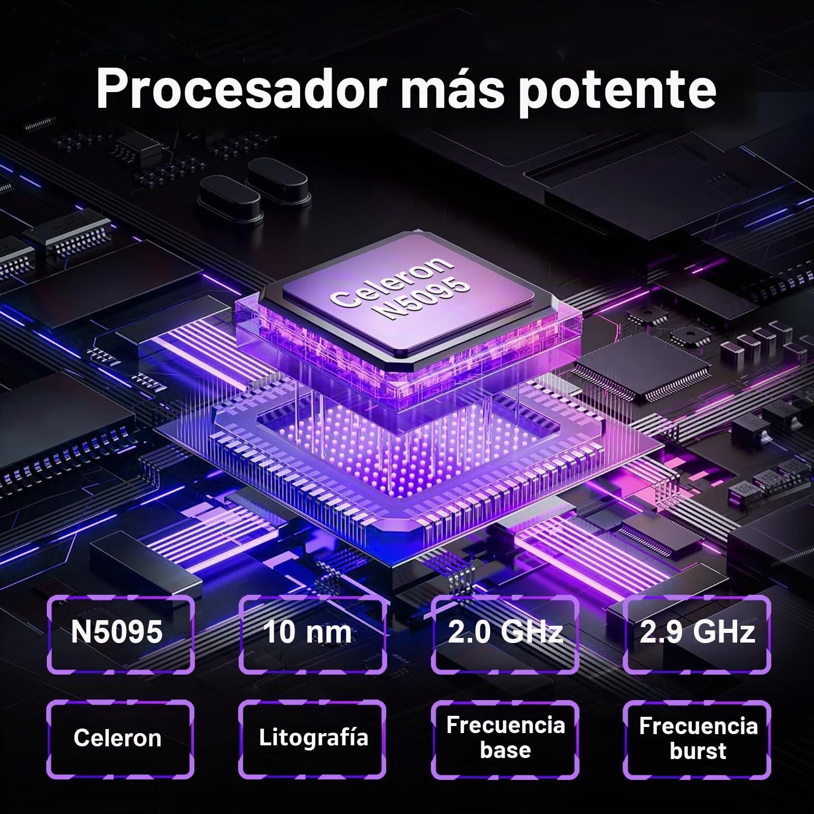 PINSTONE Ordenador portátil de 15,6 Pulgadas, Procesador Celeron N5095 | 16GB RAM 512GB SSD, pantalla Full HD, lector de huellas dactilares, HDMI, WiFi 5, Bluetooth, para escritorio y estudios