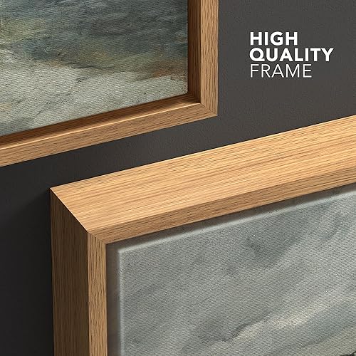 Miniatura 5 de wall26 Lienzo enmarcado para pared, olas del océano, playa, orilla, paisaje, naturaleza, ilustraciones de área silvestre, bellas artes, decoración