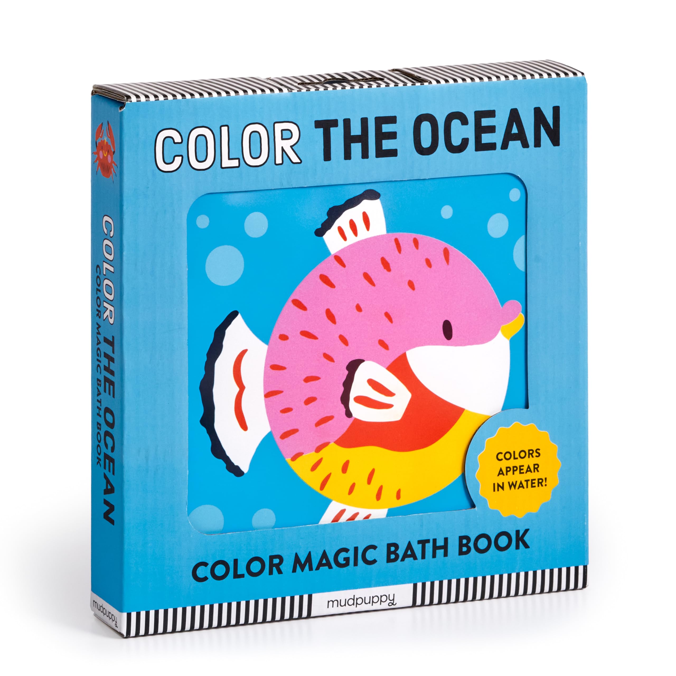 MudPuppy Color the Ocean Color Magic Bath Book