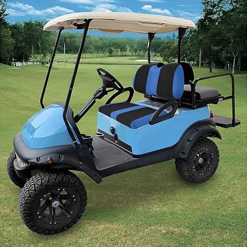 Miniatura 3 de Juego de fundas de asiento de carrito de golf, fundas para asientos delanteros de carrito de golf, ajuste para Club Car Precedent OEM, cojín