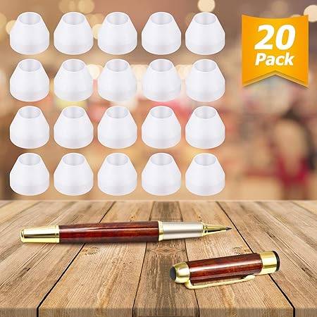 20 Pieces Pen Bushings White Pen Bushings Non-Stick Durable Pen