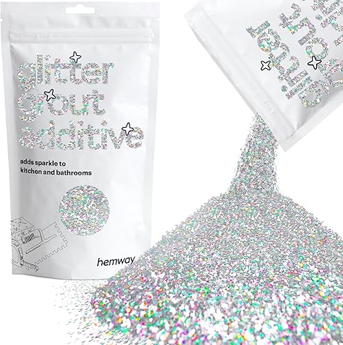 Miniatura 47 de Hemway Glitter Grout Tile Additive - Aditivo de lechada con purpurina para azulejos, 100 g/ 3.53 onzas, para azulejos de baño o cocina