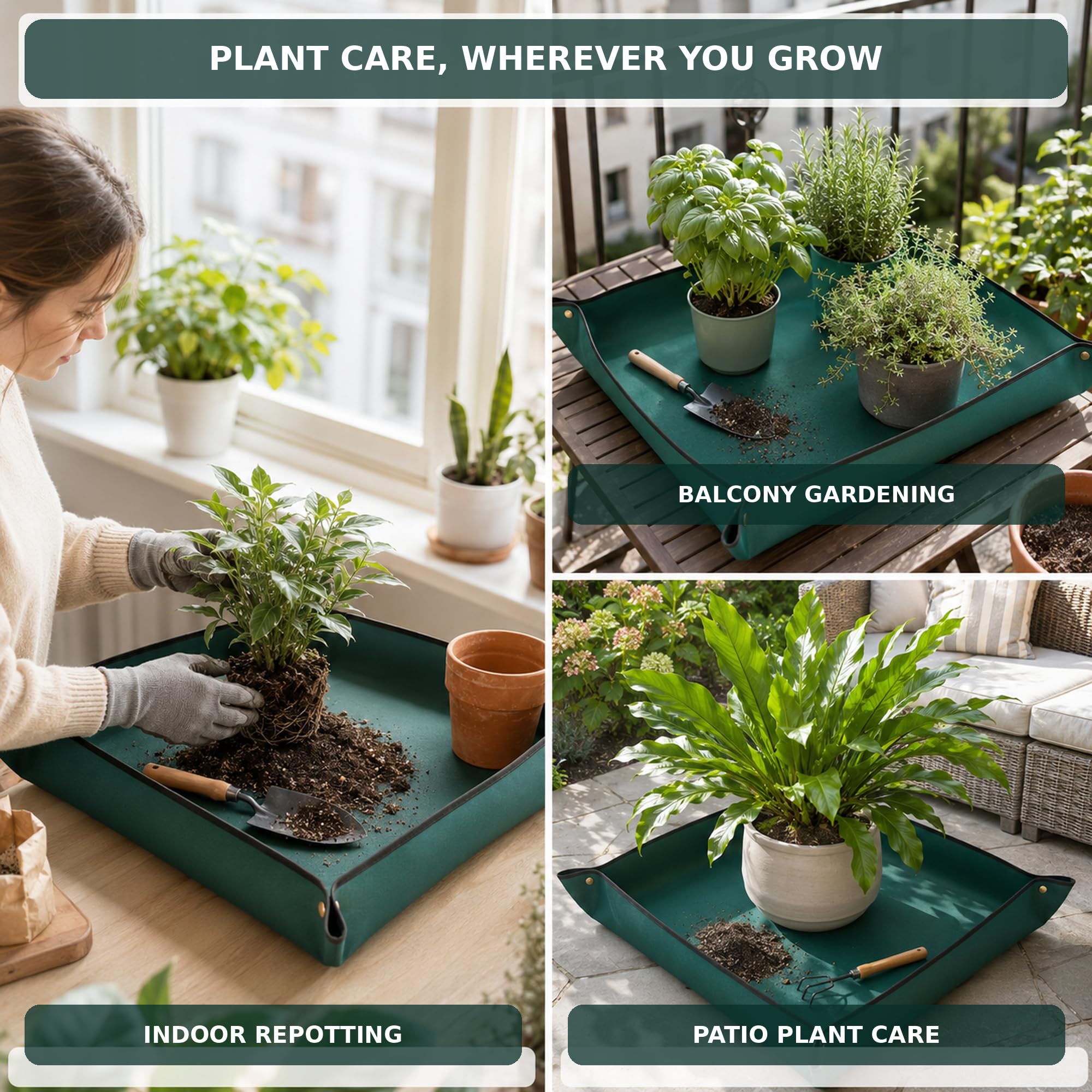 Amazon.co.jp: 園芸シート, 植え替えシート 防水 折りたたみ収納 土