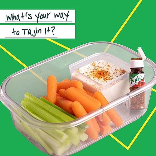 Vista 5 de Tajín Clásico Chile - Mini exhibición de condimentos de lima de 0.35 onzas, 40 mini botellas (paquete de 1)