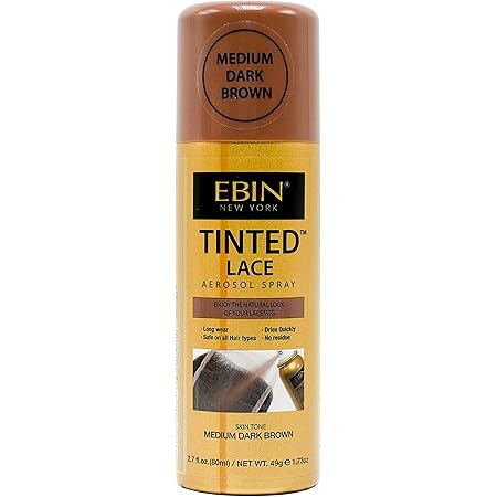 Ebin New York – Spray Aérosol Lace Teinté (80 ml)