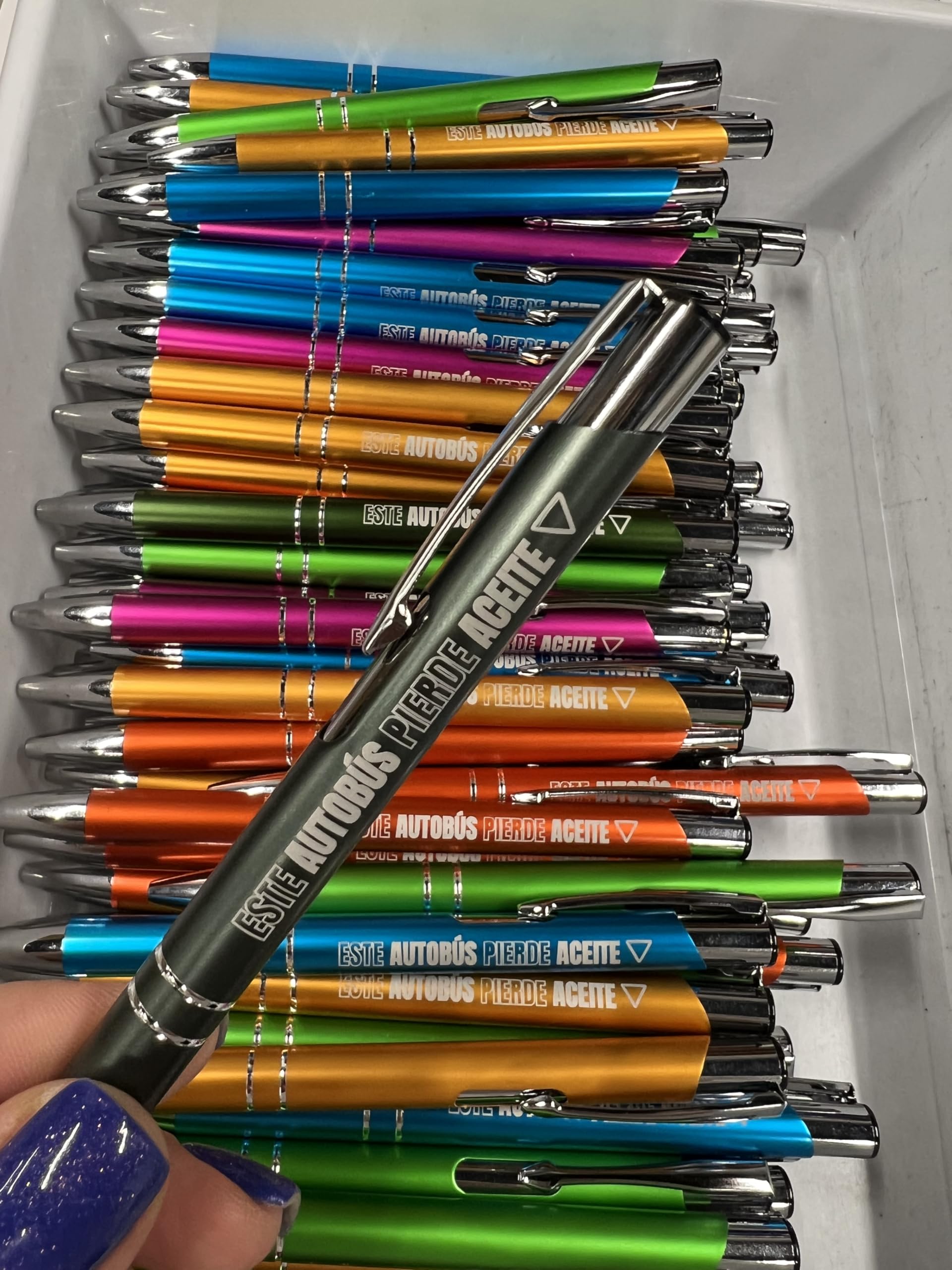 Uvimark | 100 Bolígrafos Personalizados | Artículos publicitarios | Merchandising | Regalos de Empresa | Detalles de Boda | Bolígrafos Personalizables