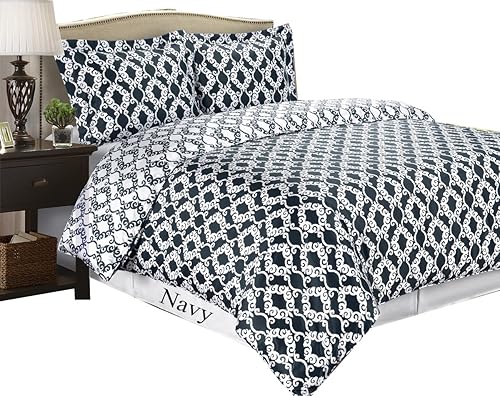 Miniatura 6 de Royal Tradition Silky Sierra - Juego de funda de edredón de 300 hilos, 100% algodón, tamaño KingCalifornia King, color gris con blanco