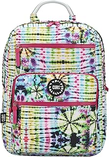 مقلمة سينيور متعددة الألوان بتصميم دوامات سوداء مصبوغة بالربط من كيوبس