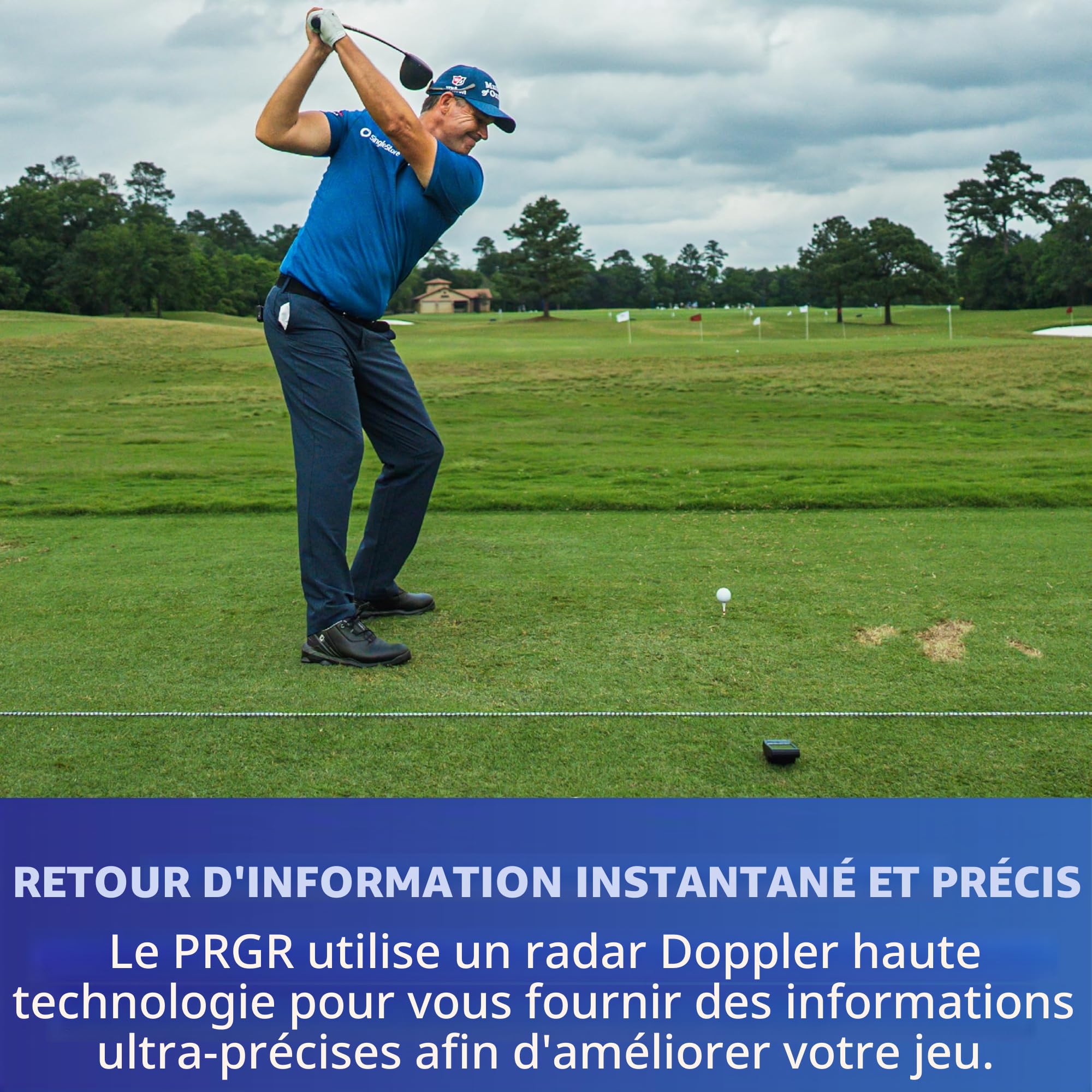 PRGR Moniteur de Lancement de Golf Portable