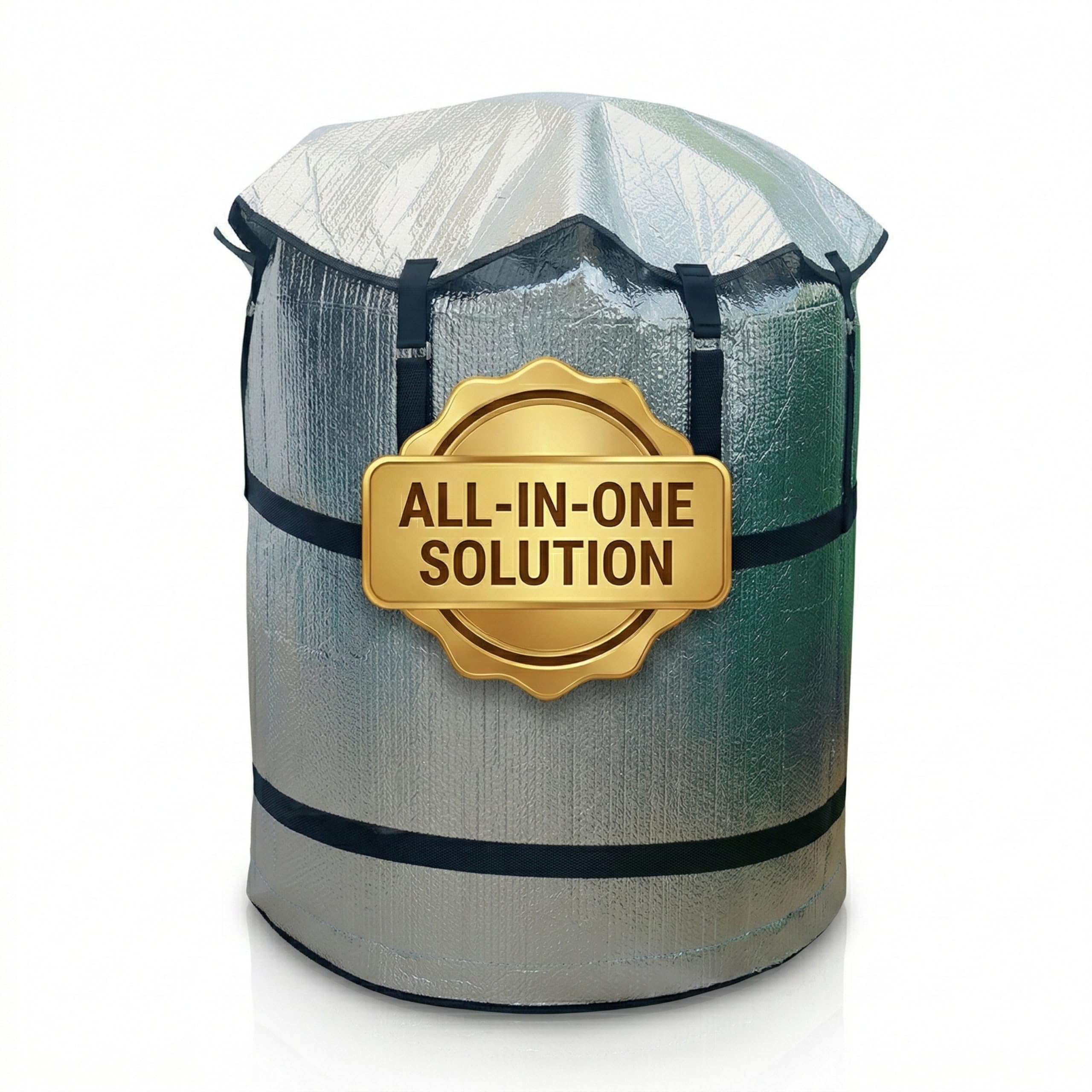 Drumstone Heat Proof Water Tank Cover 1000 Liters | Insulated Water Cover for Summer | Climate Protection Water Tank Insulation Cover | UV Resistant & Temperature Control Tank Cover