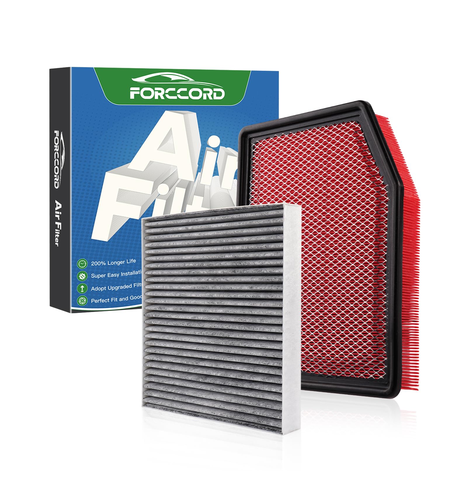 Cabin &amp; Engine Air Filter for 2019-26 Silverado 1500, 2020-26 Sierra 1500