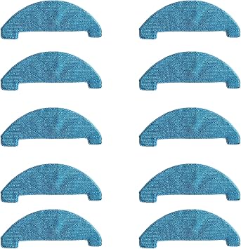 Washable Mop Pads Replacement Loorow AT800 3-in-1 Robot Vacuum8 Pack | Washable Vacuum Mop Cloths Washable and Reusable Soft Mopping Pad, Parts, Accessories