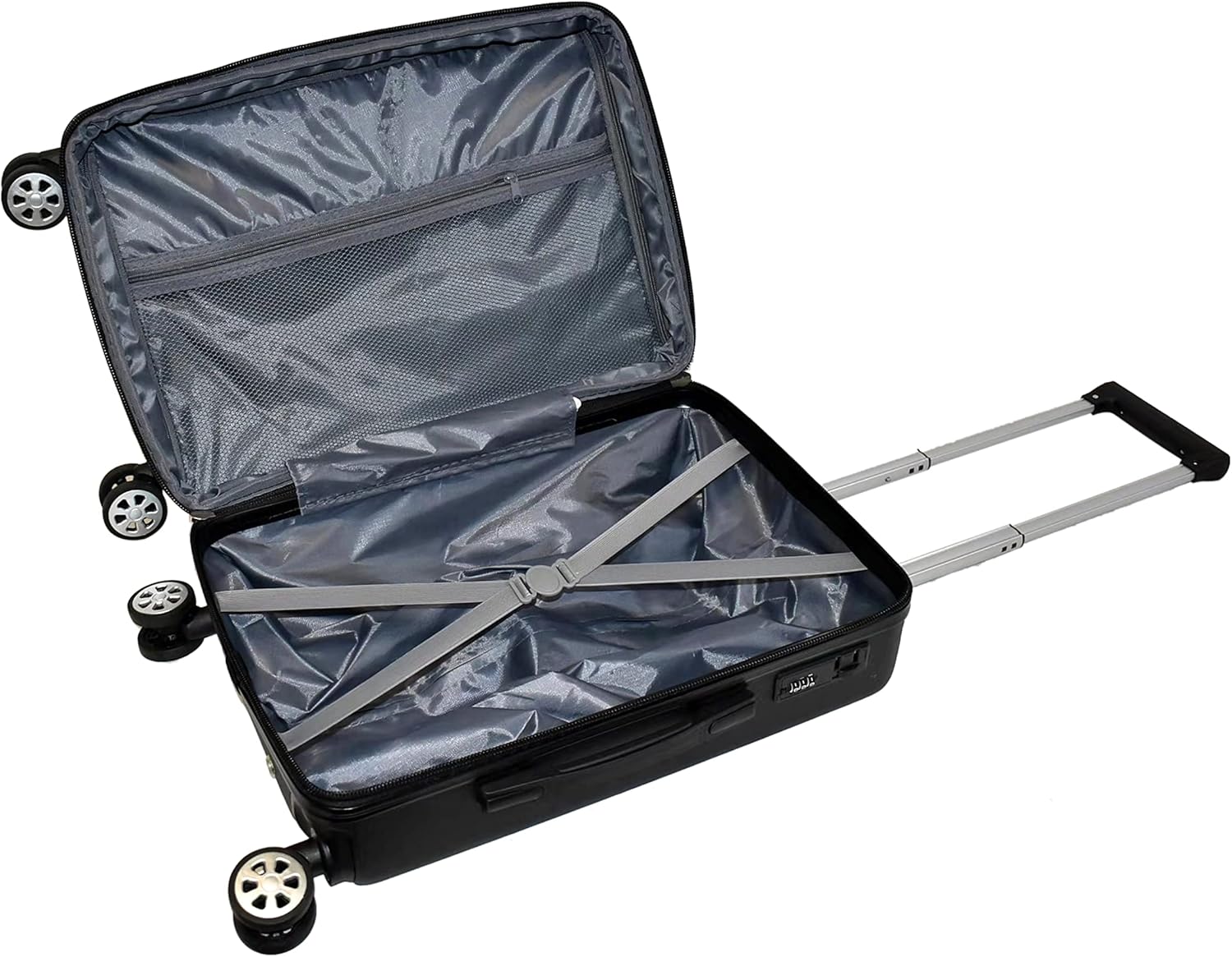review Karriage-Mate Betty Boop 3 Pieces Hard Luggage Set. 20'', 24'', 28''. Spinning Wheels. Expandable. Carry on Size Included (Leg-up, Black) (BPC002113)