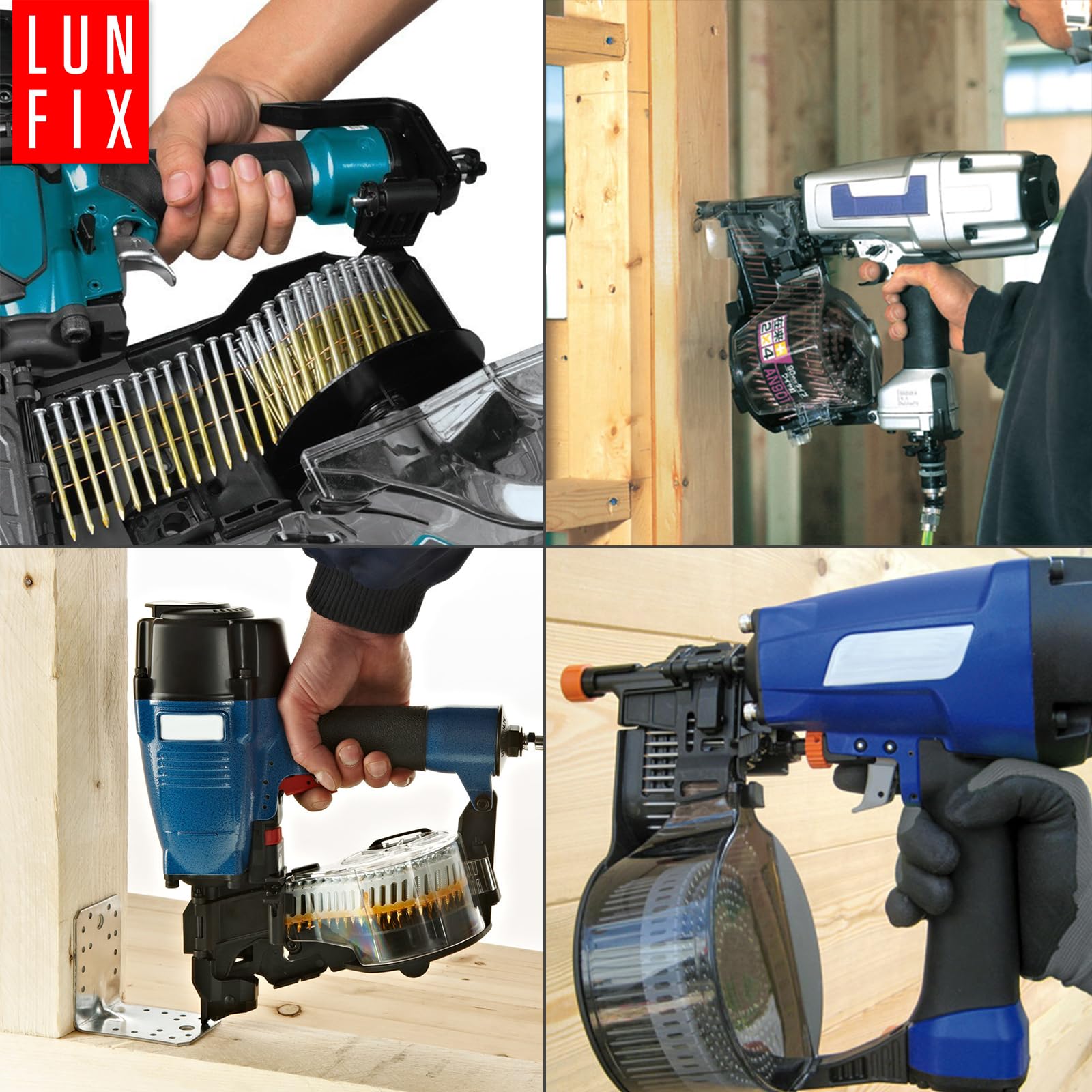 Chiodi in bobina 16° anellati 2,5x70 mm 7200 pezzi, filo di ferro, per pistola sparachiodi, compatibili con chiodatrice manuale, chiodini e punte per ferro – Lun Fix