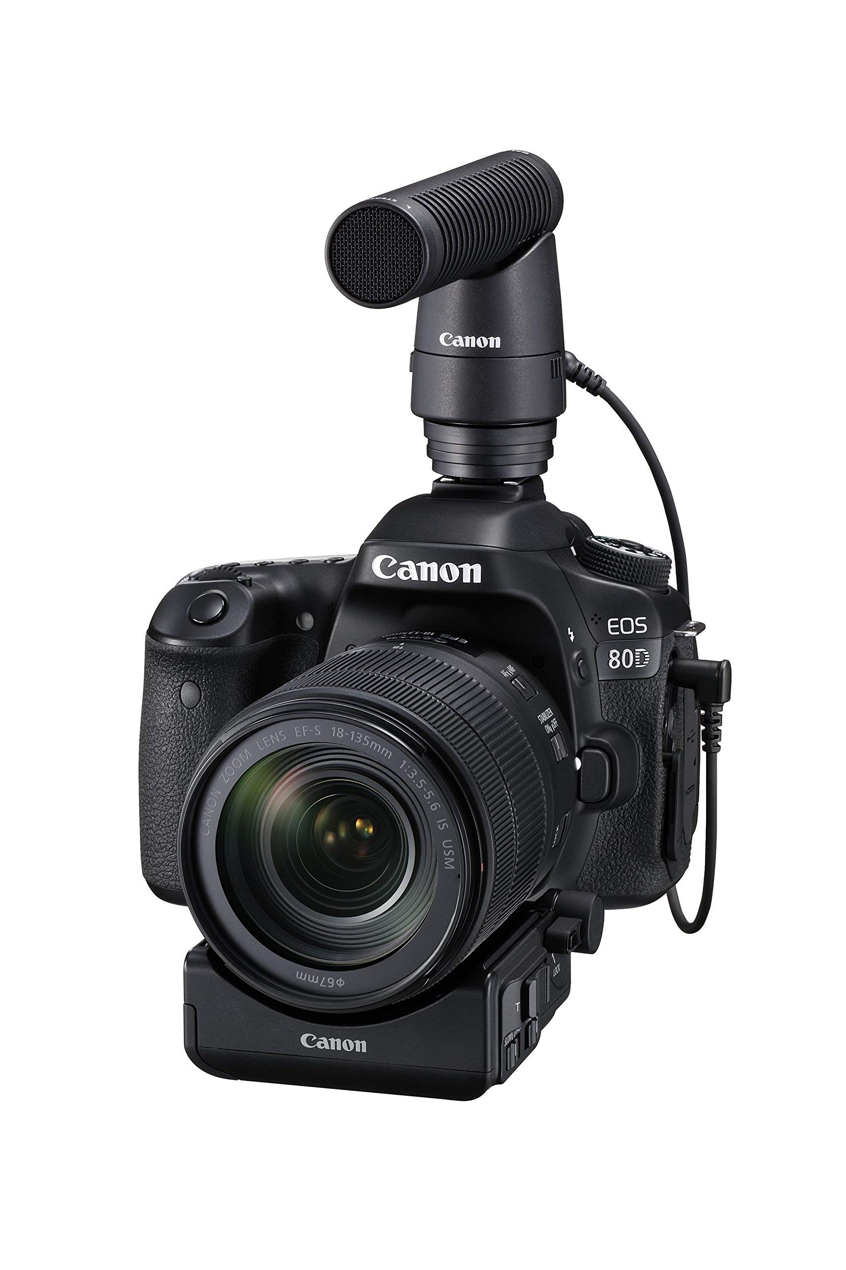 Canon - DM E1 CANON マイク Amazon | Canon 指向性ステレオマイクロフォン DM-E1 | 外付け