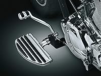 Vista 5 de Kuryakyn Controles de pie de motocicleta 7916: Conversiones de placa ISO para conductor o pasajero, cromado, 1 par