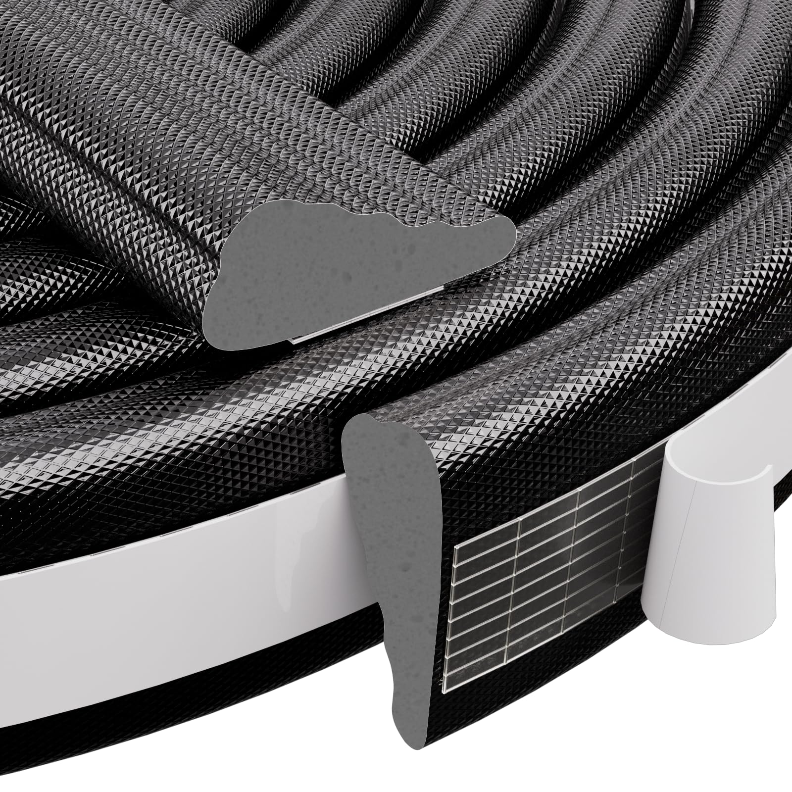Photo 1 of 196" Wedge Weather Stripping for Draft Blocking, Foam Door Seal