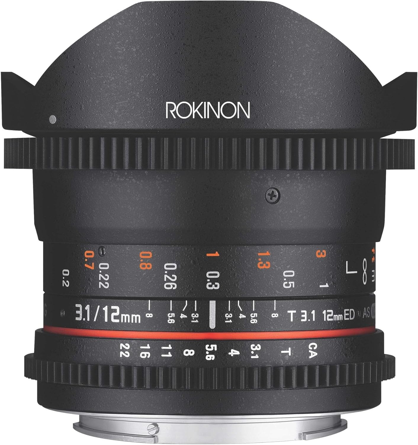 Rokinon Cine DS 12mm T3.1 Ultra Wide Cine Fisheye Lens for Sony E Mount Interchangeable Lens Cameras (NEX) - Full Frame Compatible
