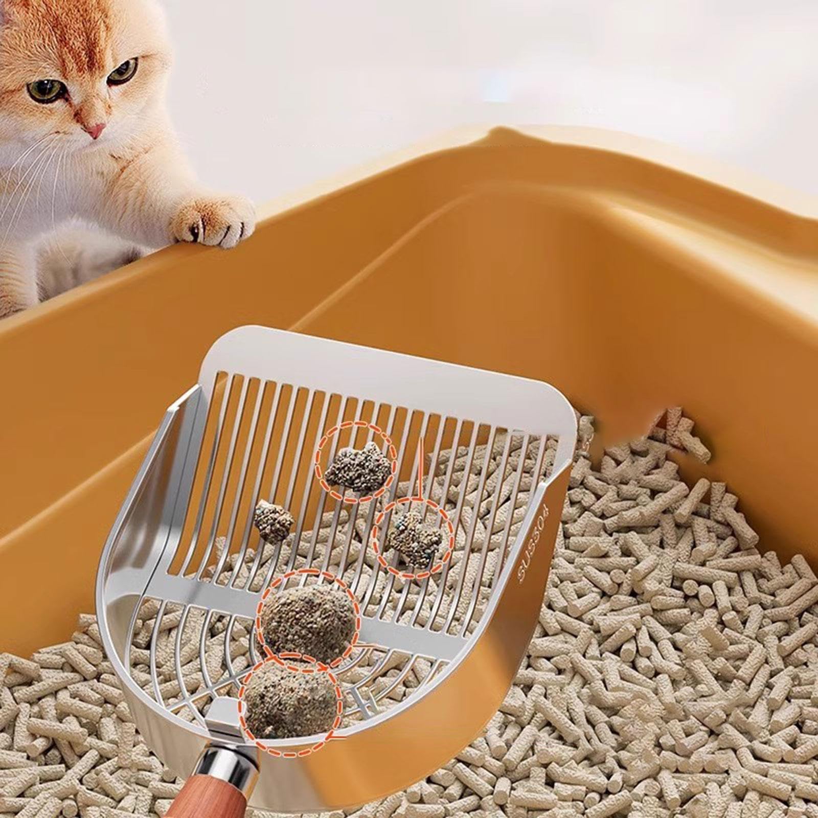 Enakshi® Cat Litter Scoop Nail Clipper Cleaner Tool User Friendly Sieve Cleaning Tool Round Hole|Pet Supplies | Cat Supplies | Litter Boxes