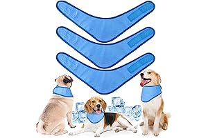 Cooling Dog Bandanas for Large Dogs - 3 Pack Dog Ice Bandana...