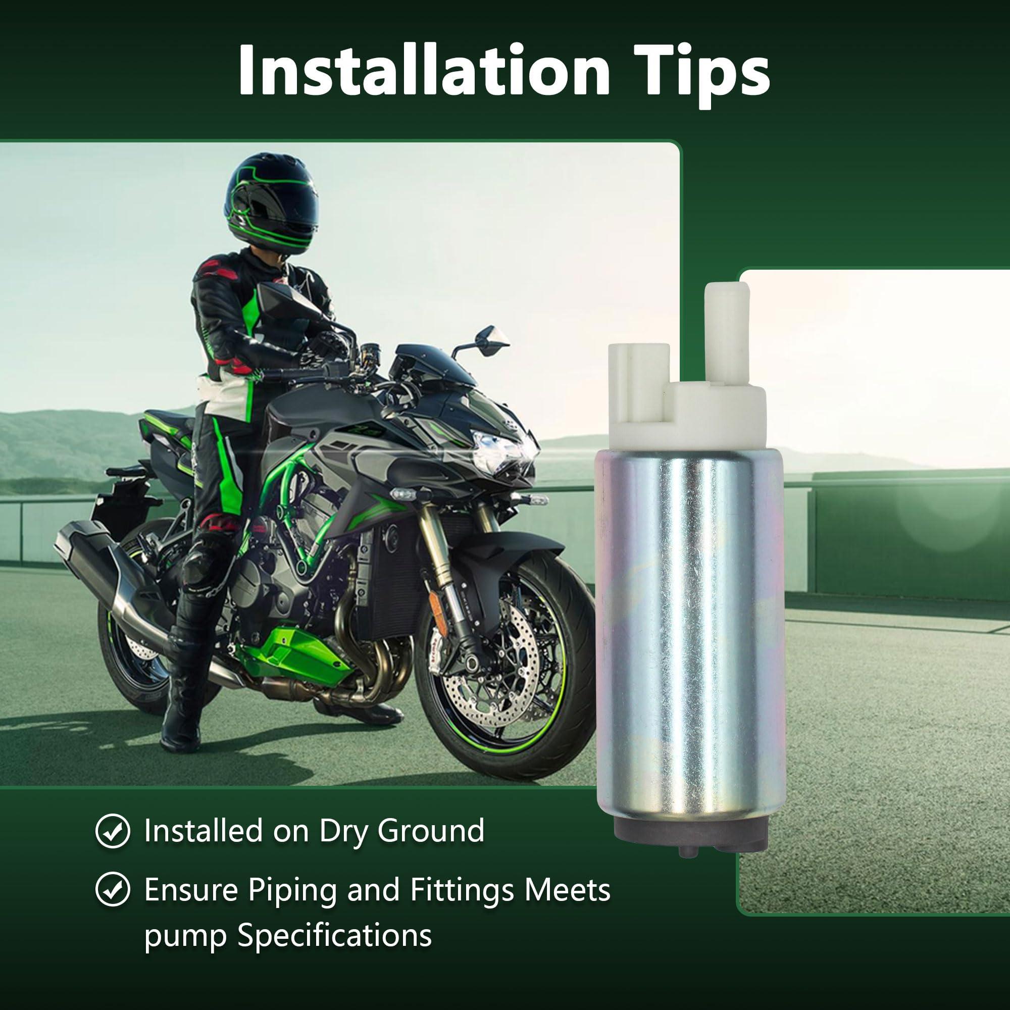 Amazon.co.jp: Yezoauto 燃料ポンプ レギュレーター付き Kawasaki