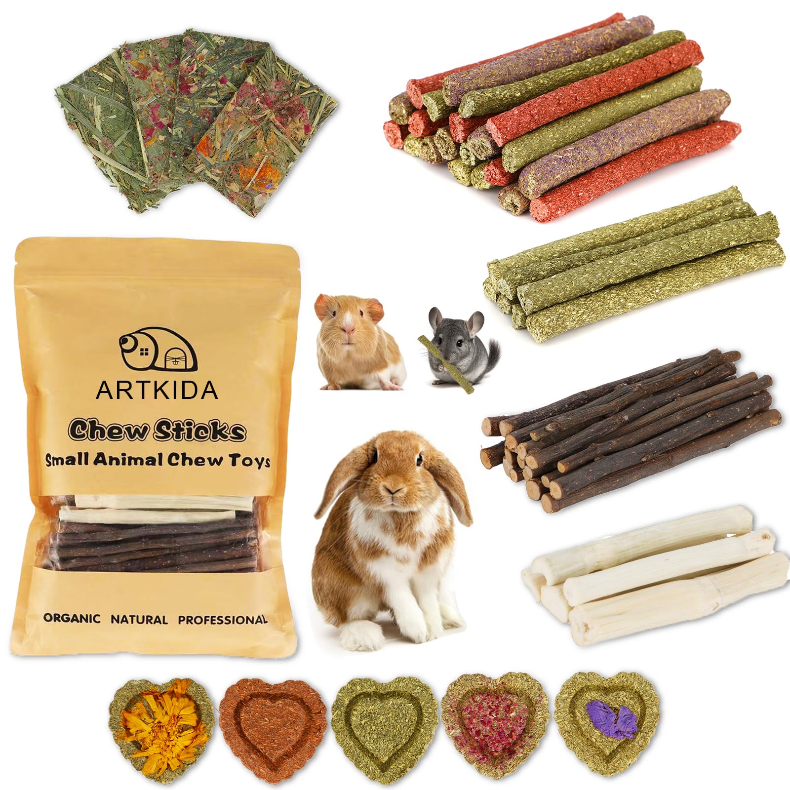 ARTKIDA Chew Toy Variety Pack