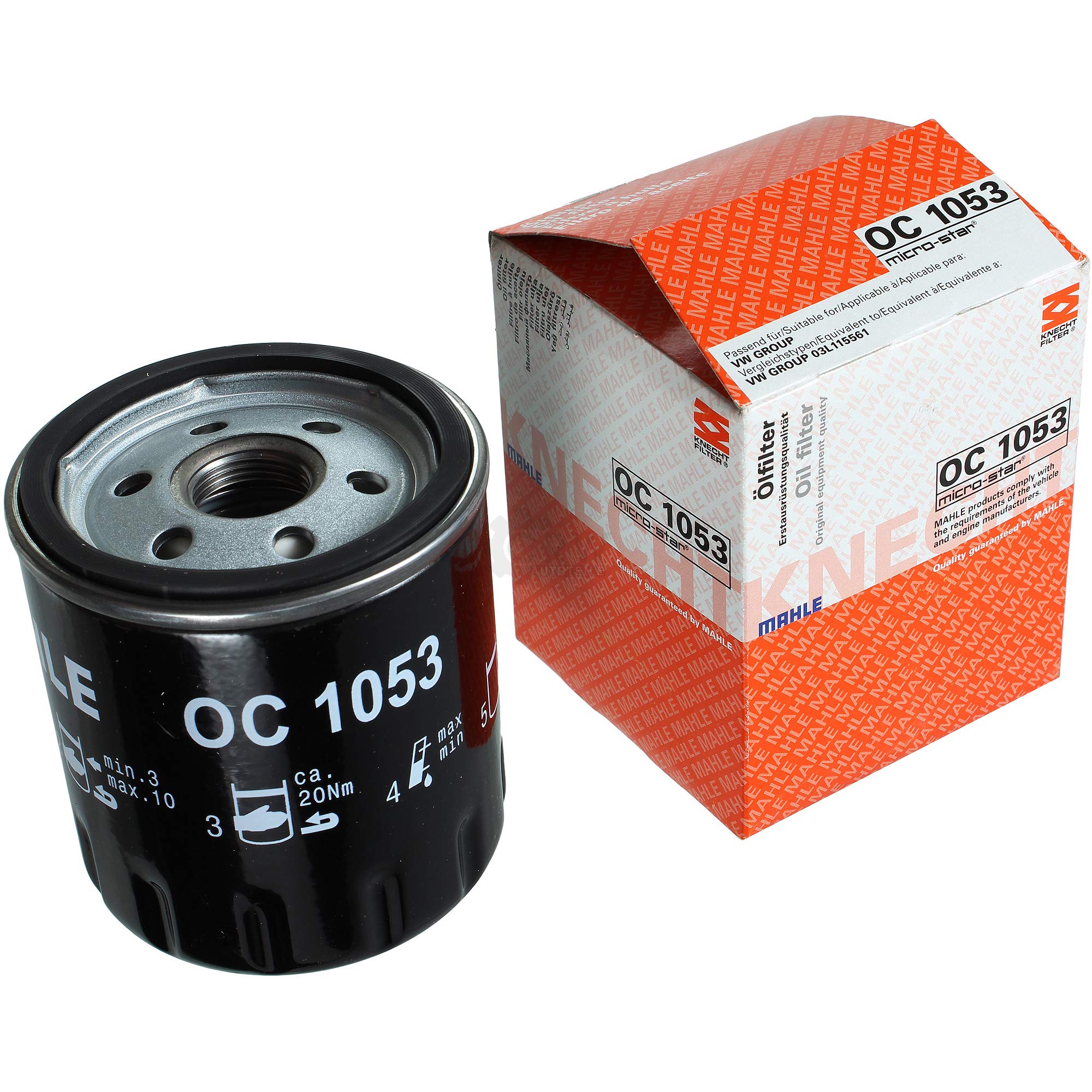 Paquete de inspección Kit de mantenimiento con filtro de aceite OC 1053, filtro de aire LX 786, filtro de cabina LA 182, tornillo de cierre