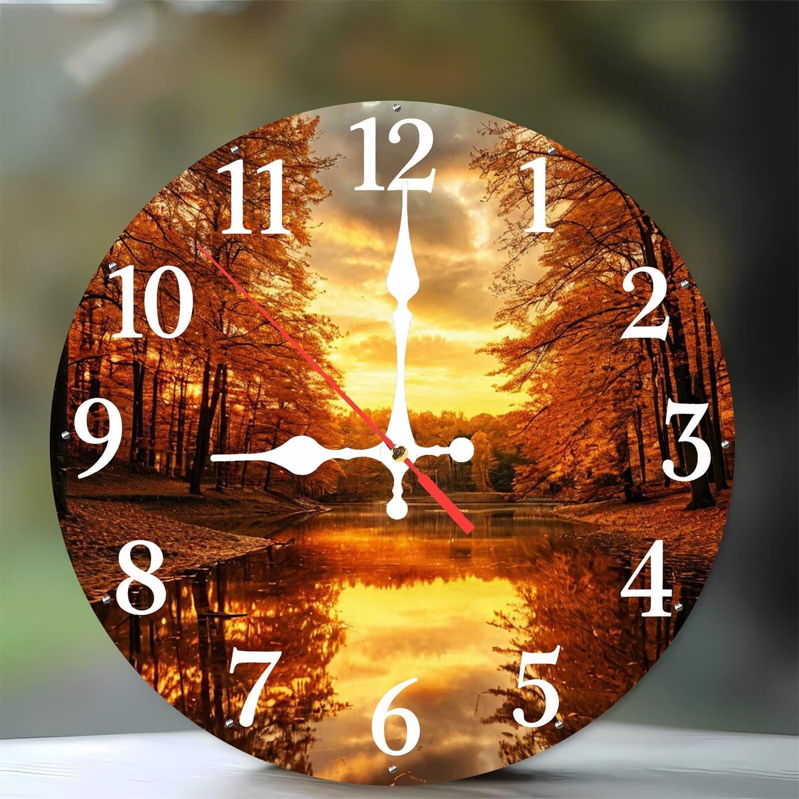Horloge murale sans bruit de 35 cm pour retrouver le sommeil