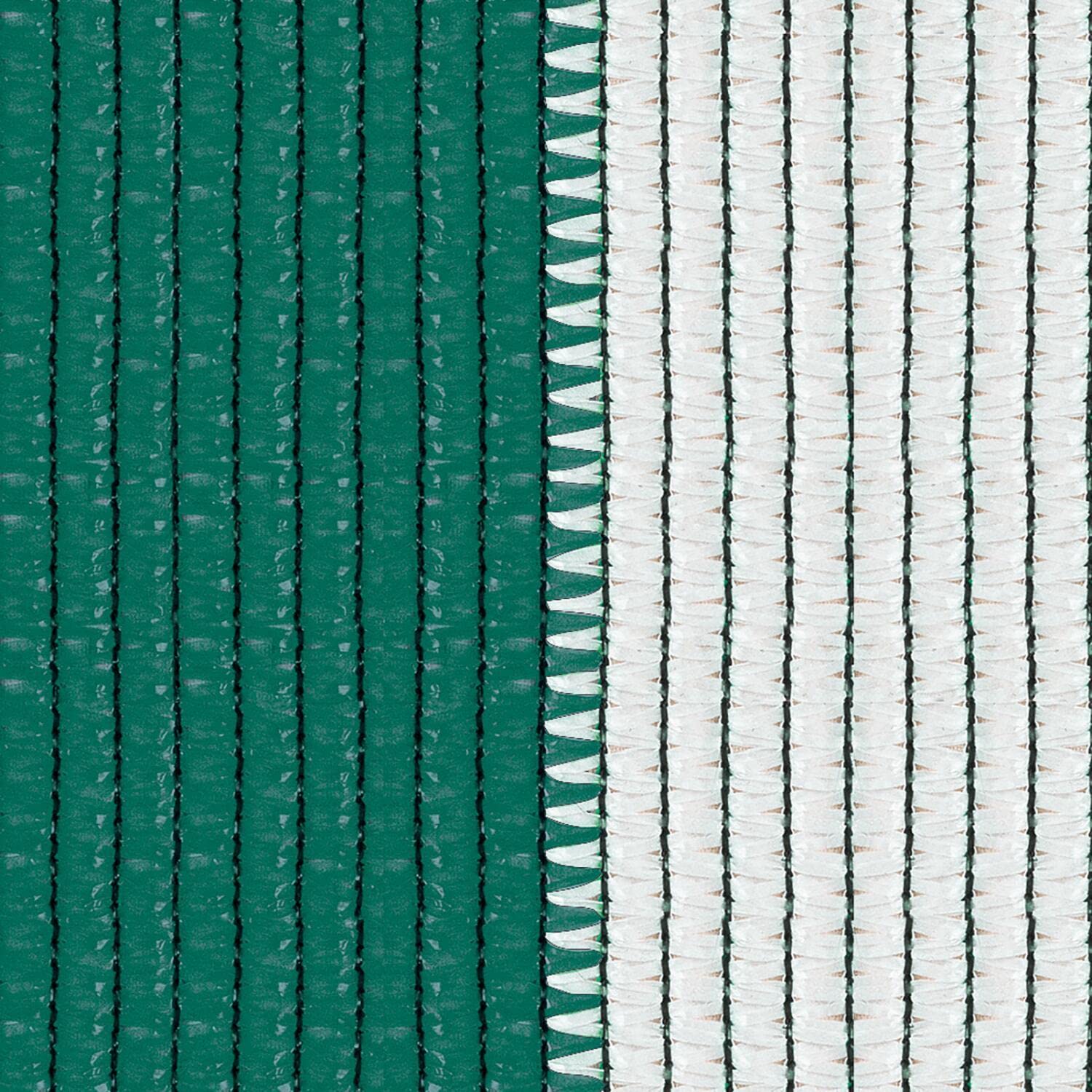 Stuoia Rete ombreggiante Sombrero Bianco Verde Brixo Lunghezza 100 mt - Altezza 200 cm