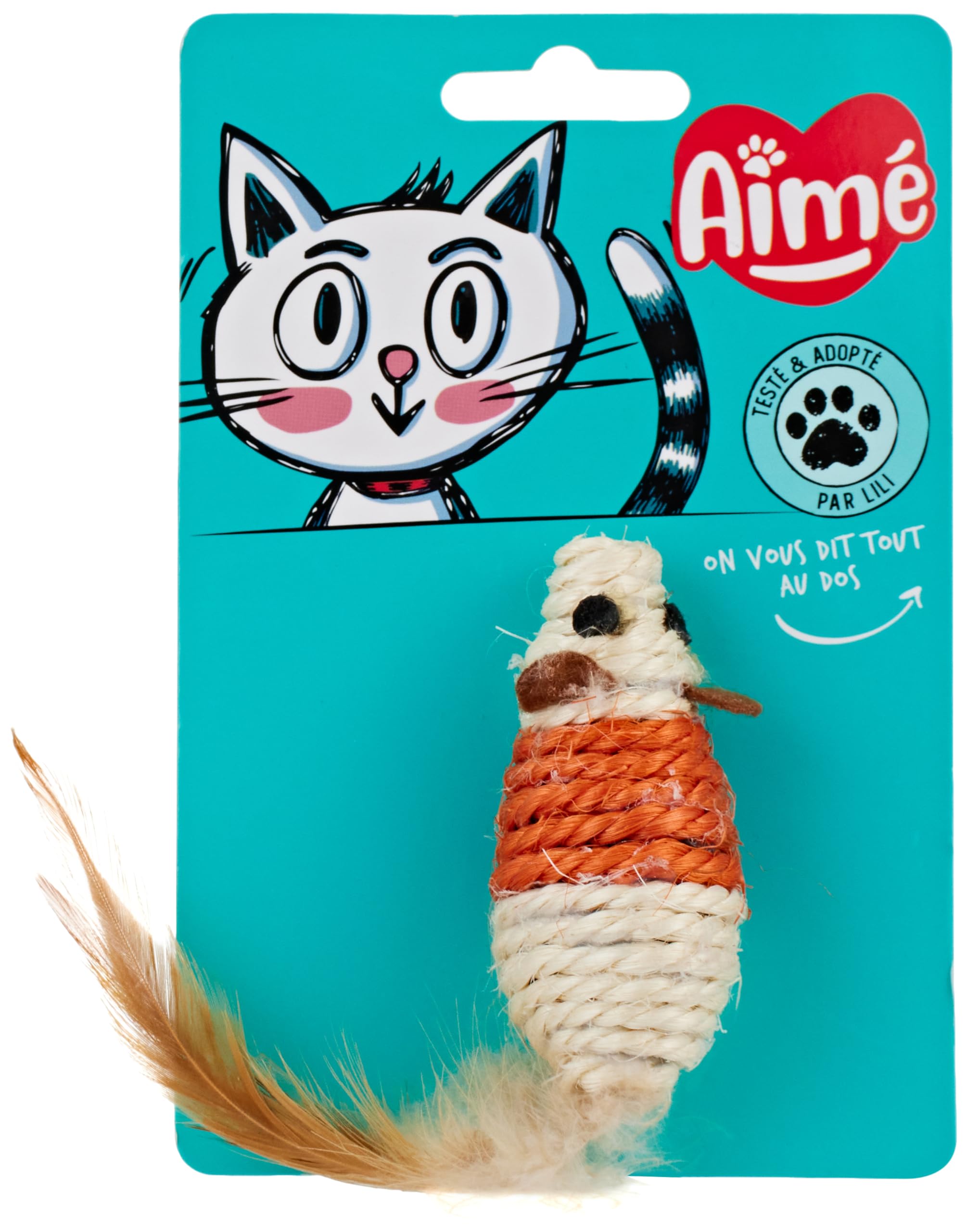 Aime AGRO MOUSE SISAL ECO , Multi color ,901454