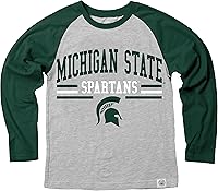 Vista 50 de Wes and Willy NCAA playera raglán de manga larga para niños