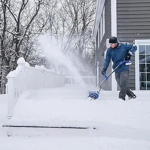 Miniatura 7 de Snow Joe 24V-SS13 - Pala de nieve inalámbrica de 24 voltios iON+ 13 pulgadas 4-Ah, kit (con batería de 4 Ah + cargador rápido)