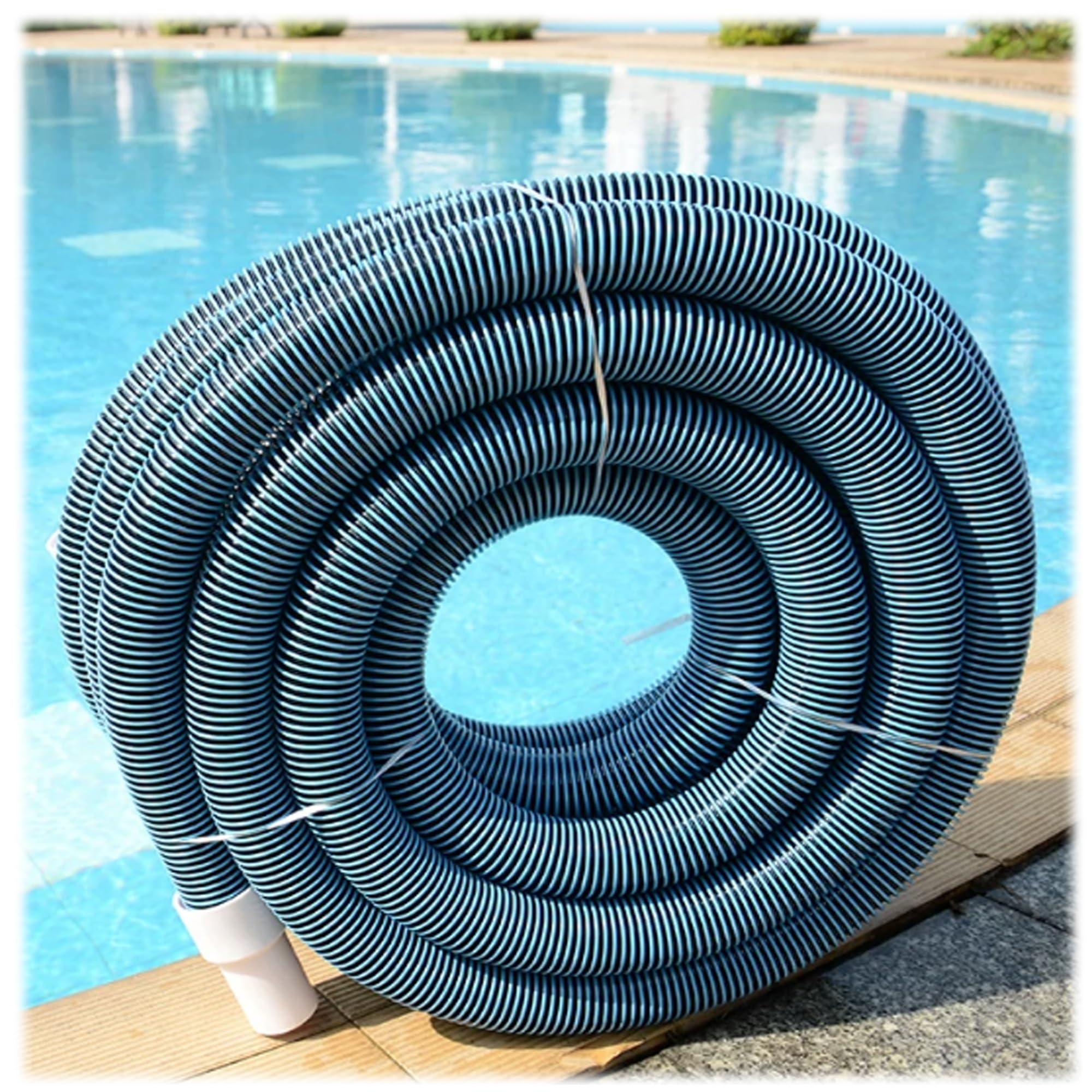 Manguera de vacío for piscina, manguito giratorio sin dobleces(1.5insh,20m/66ft)
