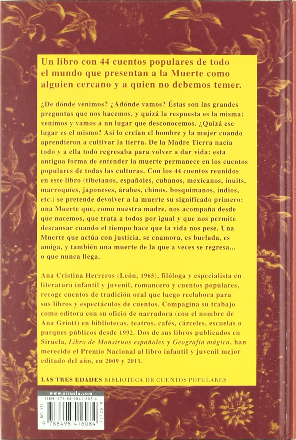 Cuentos populares de la Madre Muerte: 18 (Las Tres Edades/ Biblioteca de Cuentos Populares)