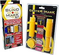 Vista 1 de Calculated Industries 8125 Value Pack - Blind Mark and Center Mark Drywall Install Tools For Electrical Outlet Box and Recessed Can-Light Cutouts