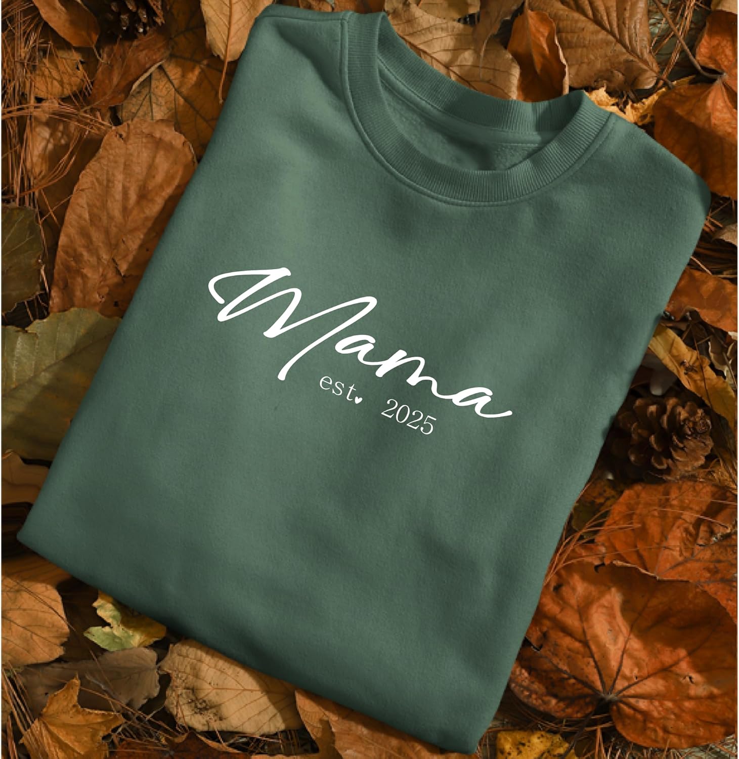Personalized Mama Sweatshirt White - Image 2