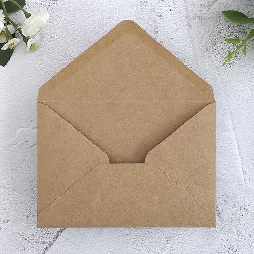 Miniatura 8 de PONATIA Paquete de 50 sobres A1, sobres negros de 3 58 x 5 18 pulgadas, perfectos para tarjetas de boda, tarjetas RSVP, sobres de tarjetas de