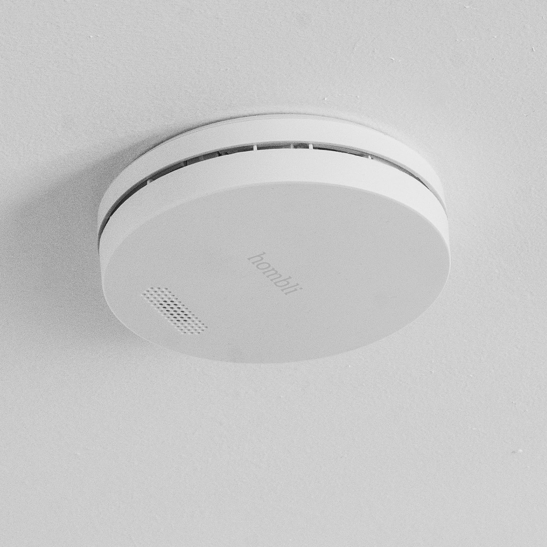 Hombli Rauchwarnmelder, 85 dB Alarm, 10 Jahren Batterielaufzeit, Weiß