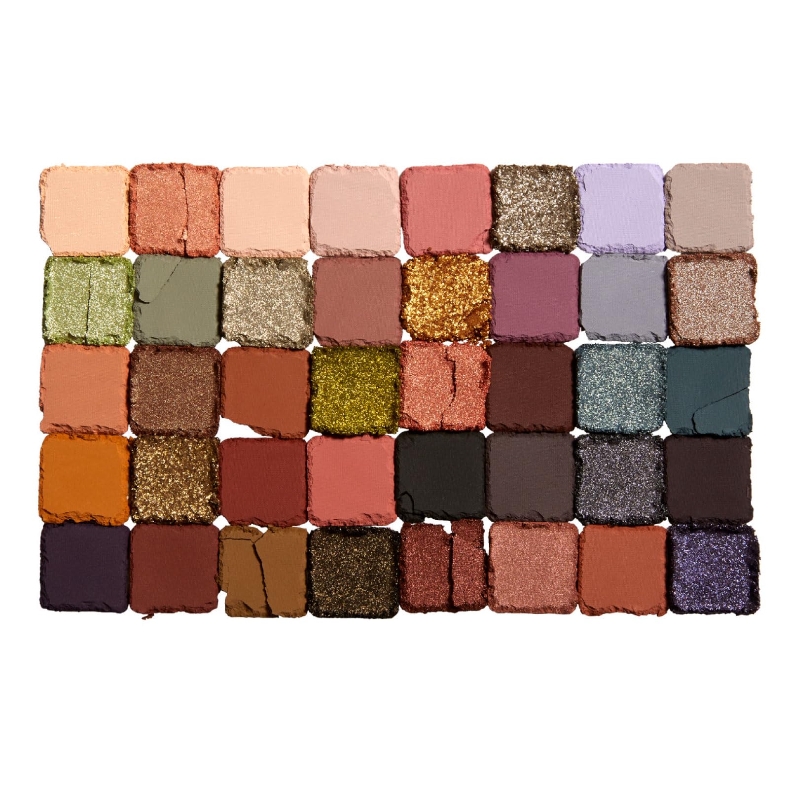 NYX Professional Makeup Palette Ombretti 40 Colori Altamente Pigmentati Ultimate Utopia Effetto Opaco Satinato Metallico + Pennello Occhi per Sfumature Pro Brush Blending - Set da 2
