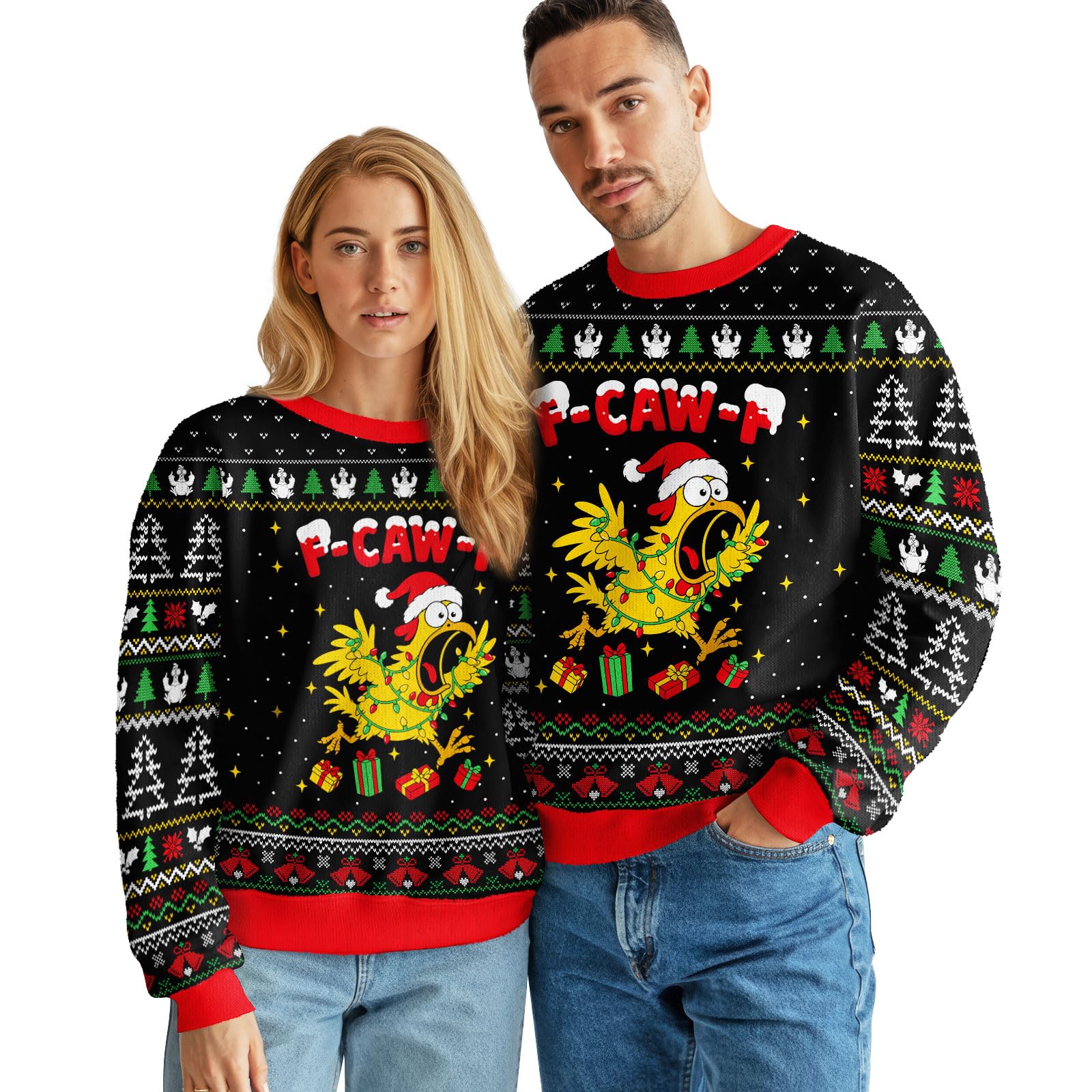 99TIMORO Funny Ugly Christmas Sweater for Men and Women