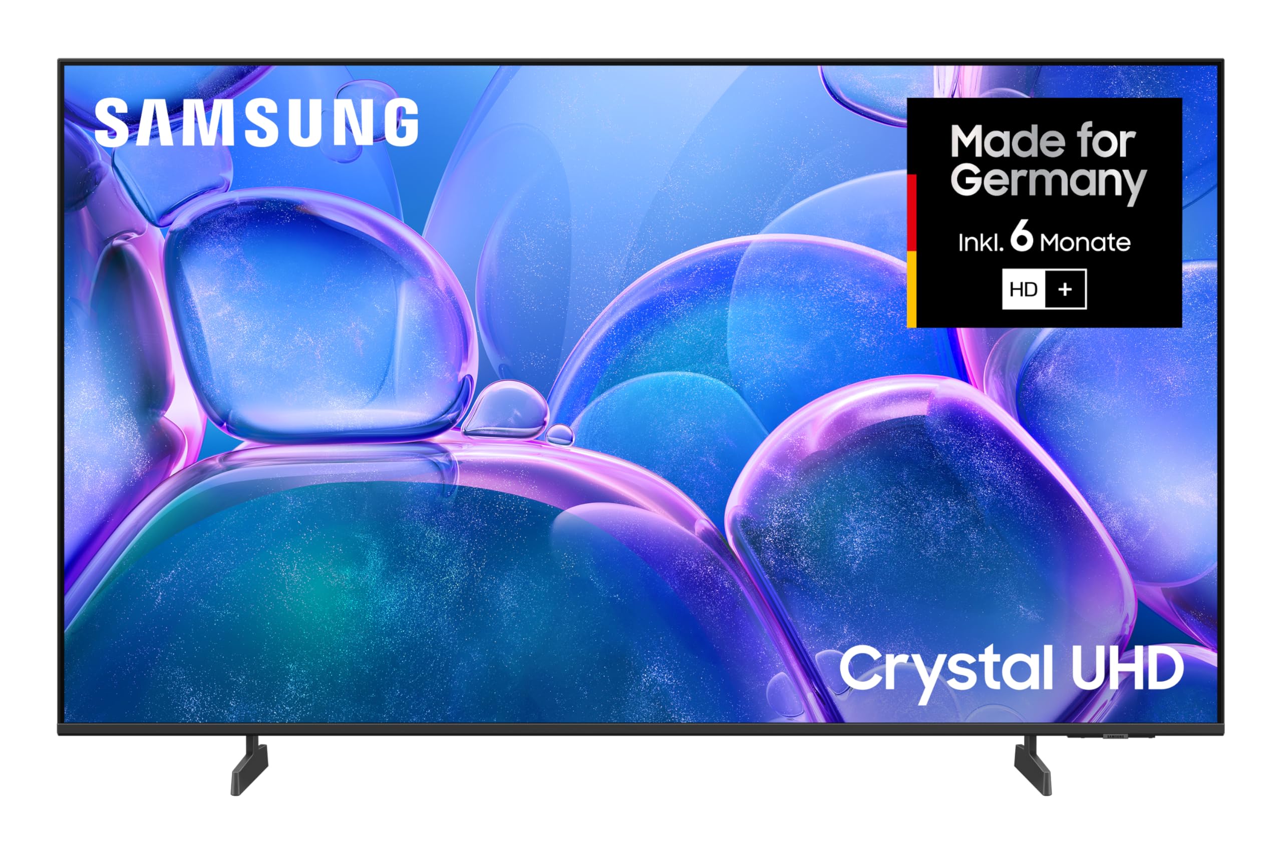 Samsung Crystal UHD 4K U7099F 50 Zoll (125 cm) LED Fernseher, Crystal Prozessor 4K, MetalStream Design, SmartThings, Knox Security, Gaming Hub, AI Upscaling, Kostenlose Inhalte, Smart AI TV