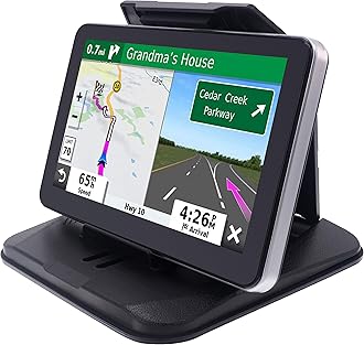 Dashboard GPS Mount Holder - Universal Dashbaord Phone Tablet PC Navigation Holder for Garmin Nuvi Tomtom iPhone iPad Galaxy Yoga Android Fits 4.3"-9.6" GPS & Smartphone Friction Mount