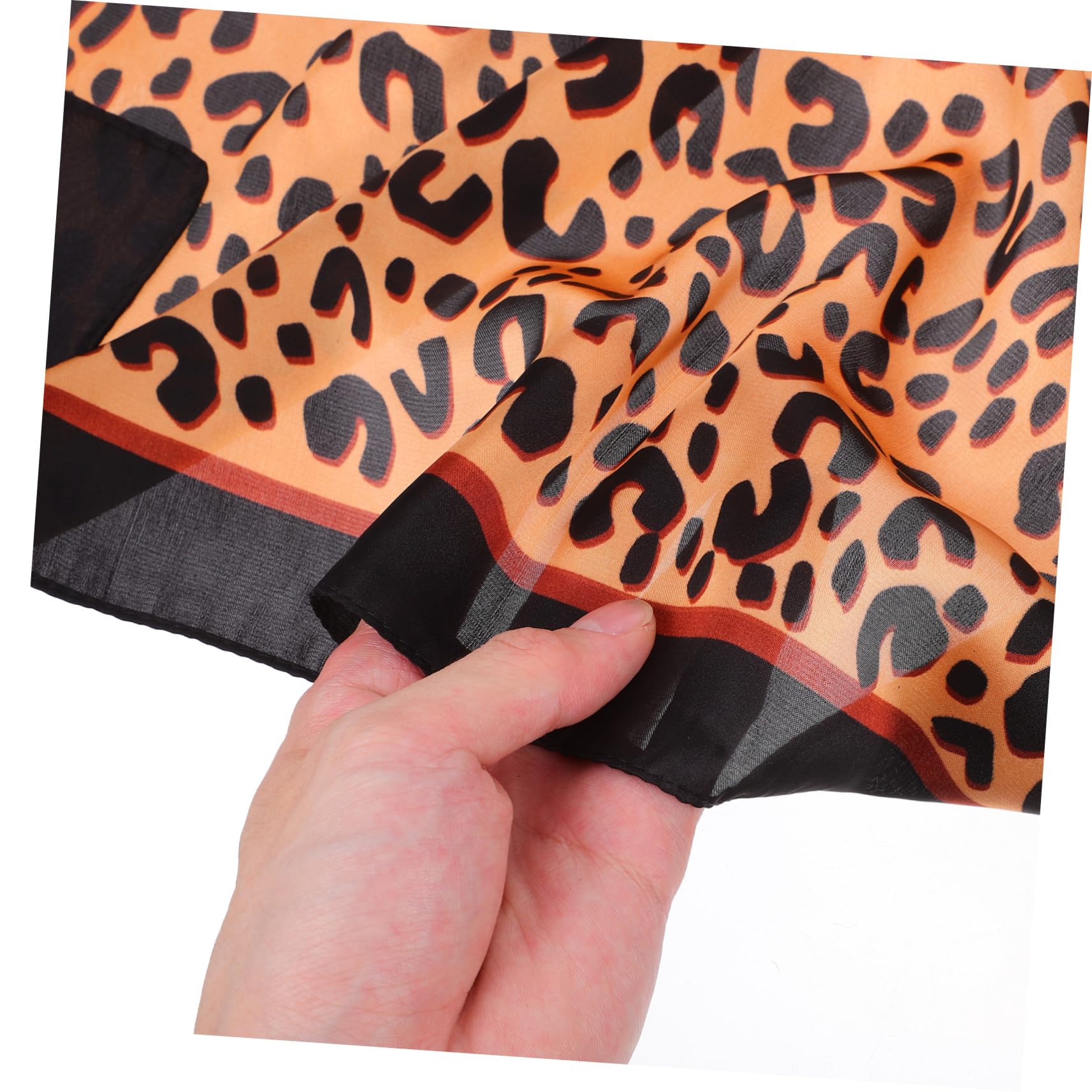Holibanna 1pieza Bufanda De Leopardo Para Mujer Accesorio De Cabello Ligero y Multifuncional Para Uso Diario y Ocasiones Especiales