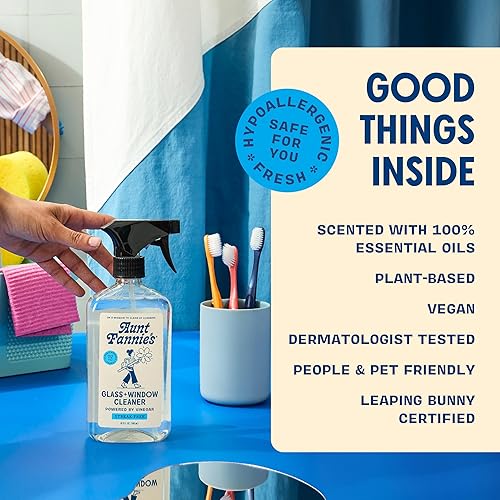 Miniatura 5 de Aunt Fannies Limpiador de vinagre para vidrio y ventanas, 16.9 onzas