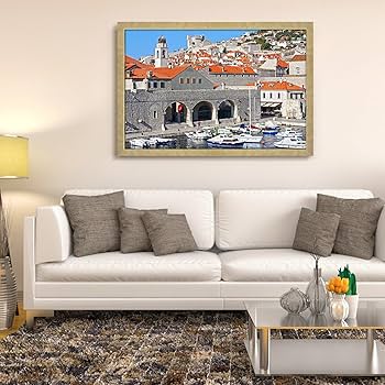 Amazon.com - HLiWEGNS Matte Gold 16x24 Frame Set of 3